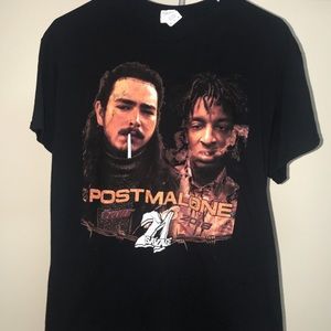 Post Malone/21 Savage Concert Shirt